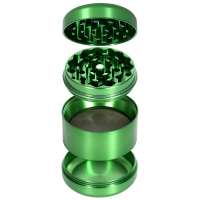 55mm 4 layers metal grinder for dry herb aluminum alloy herb grinders CNC Teeth tobacco grinder