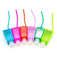 30ml Mini Cute Empty Bottle Portable Traveling Refillable Bottle Silicone Hand Sanitizer Perfume Holder Bath And Body