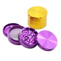 Wholesale Metal Aluminum Grinders Herbal Tobacco Weed Accessories Smoking Herb Grinder